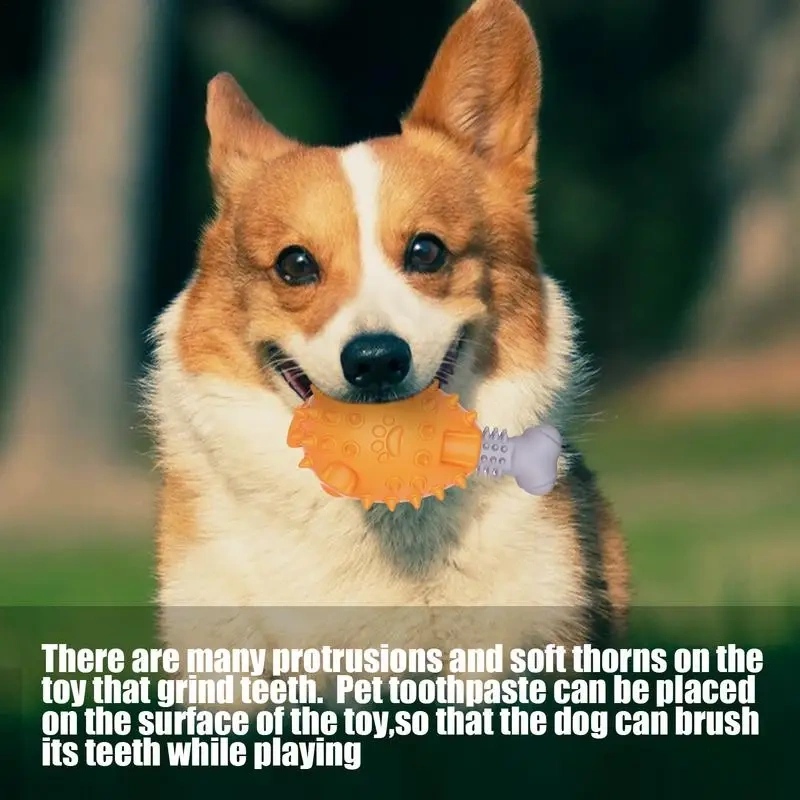 Puppy Chew Toys Bite-Resistant Interactive Chew Toys Chicken Leg Shaped Toys Puppy Teething Toys For Small Medium Large Dogs