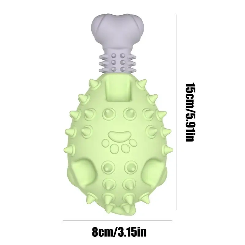 Puppy Chew Toys Bite-Resistant Interactive Chew Toys Chicken Leg Shaped Toys Puppy Teething Toys For Small Medium Large Dogs