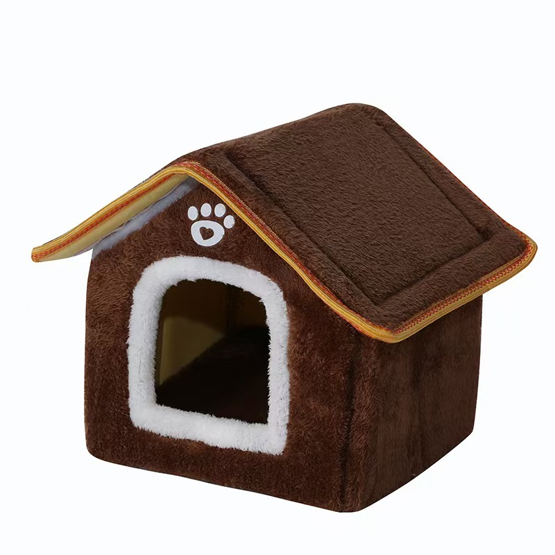 Pet House Removable Washable Cat House Puppy Cave Sofa Pet Bed House For Extra Small Dogs And Small And Medium Cats