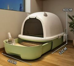 Extra Large Fully Enclosed Cat Toilet Splash-proof, Sand-proof and Odor-proof Dual-purpose Arenaros Para Gato Cat Accessories