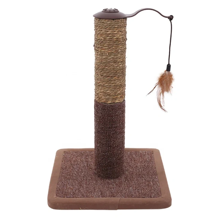 Brown non-stick wool sisal wholesale cat tree cute cardboard scratcher cat tree furniture