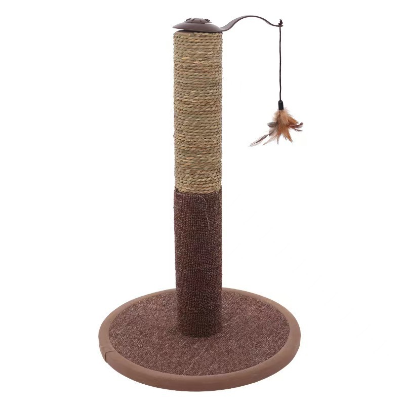 Brown non-stick wool sisal wholesale cat tree cute cardboard scratcher cat tree furniture