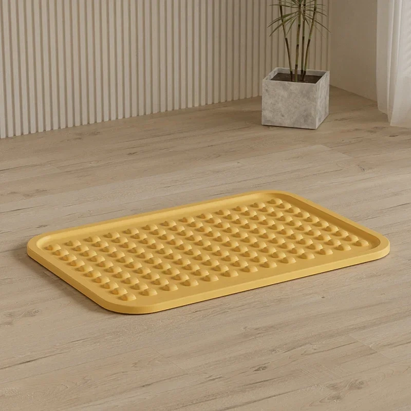 Cats Litter Box Large Capacity Semi-closed Anti-Splash Cats Toilet Bedpan Plastic Big Mac Oversized Cat Tray Bedpan Pet Supplies