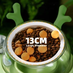 3 in 1 Pet Feeder Multifunctional All-in-one Bowl with 500ML Large Capacity Automatic Drinking Bottle Cat Dog Leak-proof Feeder