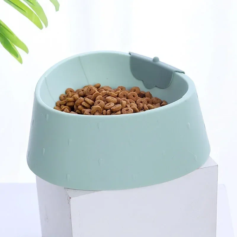 Pet Bowl INS Wind Strawberry Tableware Anti overturning Cat Food Dog Food Bowl Drinking Water Cat Food Bowl