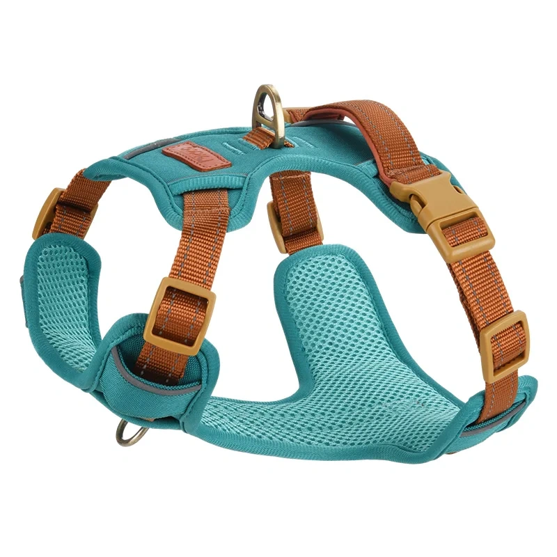 HP308 1pc Reflective Durable Pet Harness，Adjustable webbing make the harness Well-fitting for dogs，Soft and Breathable Mesh unde
