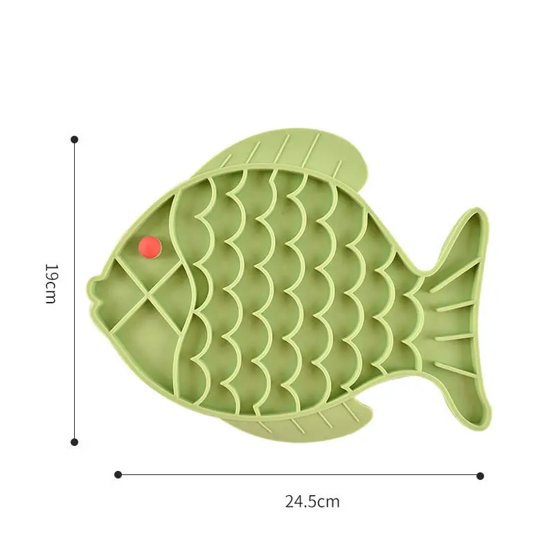 Pet Licking Mat Portable Anxiety Relief Dog Lick Pad Cup Bowl Transfer Plate Dog Slow Feeder Silicone Pet Bath Products Cat Bowl