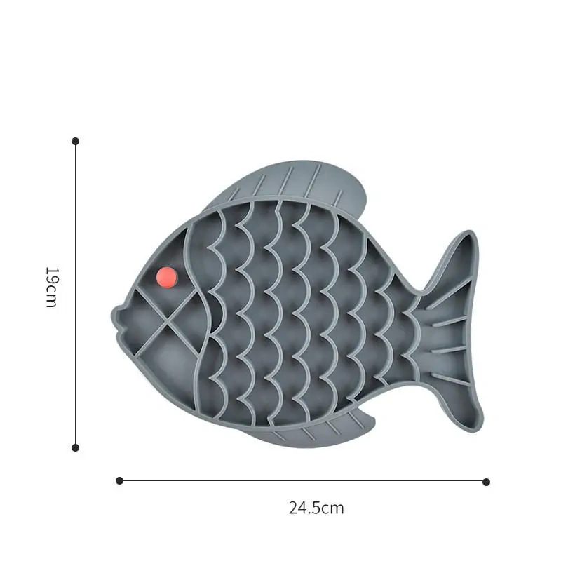 Pet Licking Mat Portable Anxiety Relief Dog Lick Pad Cup Bowl Transfer Plate Dog Slow Feeder Silicone Pet Bath Products Cat Bowl