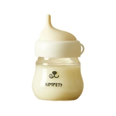 Practical 80ml Dog Water Bottle PP Cartoon Pet Accompanying Cup Portable Newborn Puppy Drinking Bowl