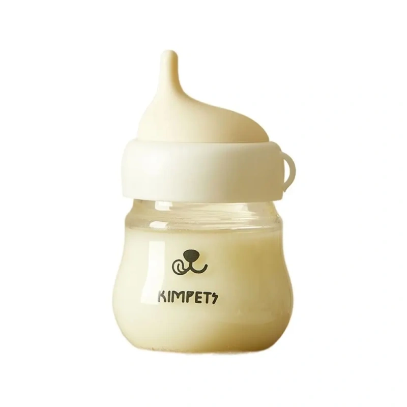 Practical 80ml Dog Water Bottle PP Cartoon Pet Accompanying Cup Portable Newborn Puppy Drinking Bowl