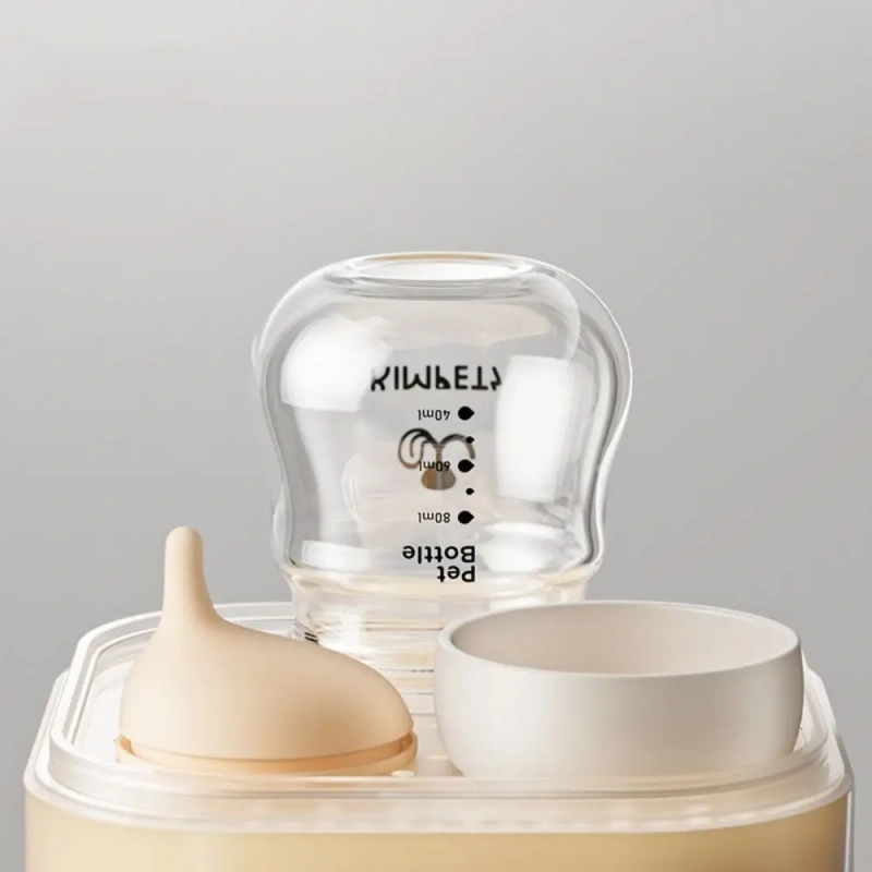 Practical 80ml Dog Water Bottle PP Cartoon Pet Accompanying Cup Portable Newborn Puppy Drinking Bowl