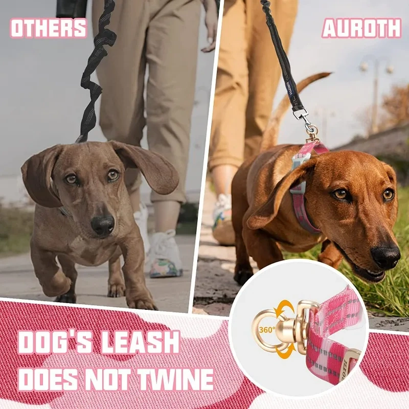 New Airtag Dog Collar Silicone Cover Anti Lost Pet Collar Nylon Reflective 360 ° Anti Entanglement for Medium Large Dogs