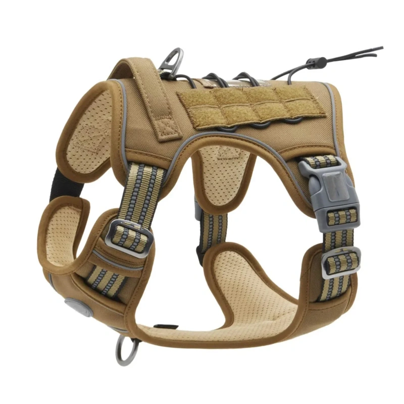 Tactical Harness for Large Dogs No Pull Adjustable Pet Harness Reflective K9 Training Easy Control Pet Vest Military Service