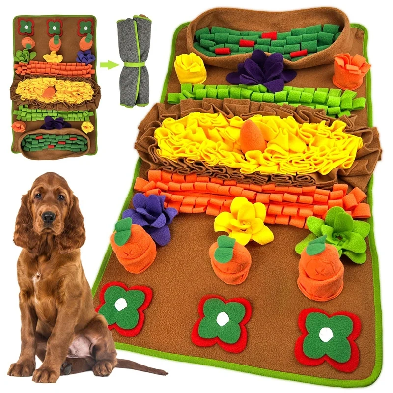 Pet Snuffle Feeding Mat for Large Medium Dog Sniffing Training Game Blanket Puppy Stress Relief Bite Resistant Slow Food Mats