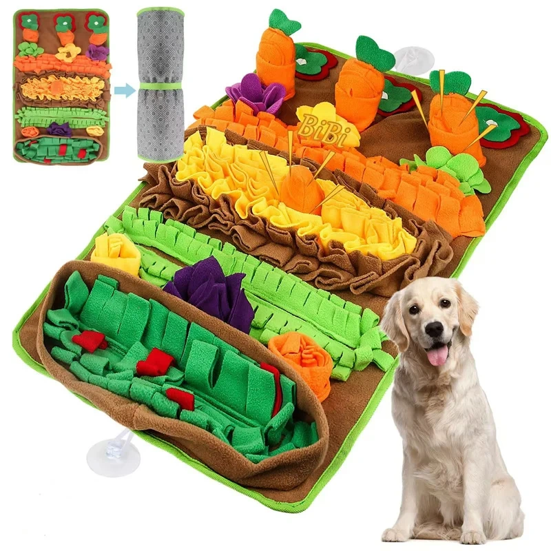 Pet Snuffle Feeding Mat for Large Medium Dog Sniffing Training Game Blanket Puppy Stress Relief Bite Resistant Slow Food Mats