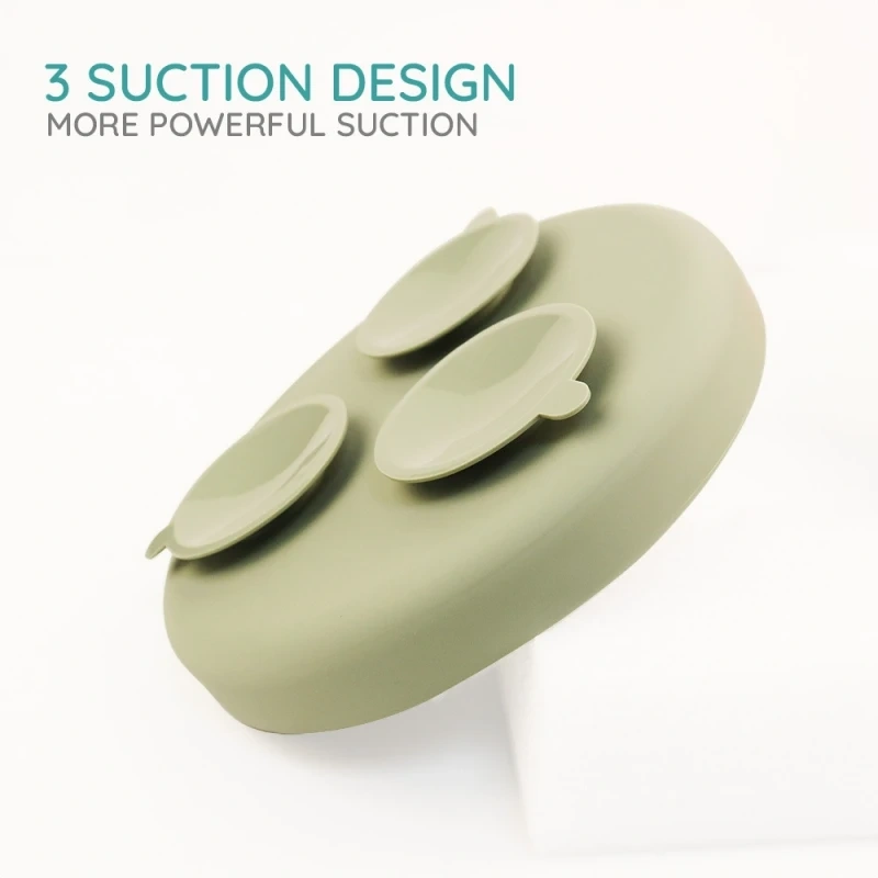 Dog Cat Pet Slow Food Bowl Cat Anti-Knockover Anti-Slip Food Bowl Puppy Anti-choking Silicone Feeder Toy Food Plate Pet supplies