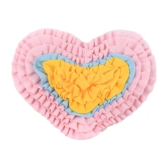 Long-lasting Pet Feeding Mat Dog Sniffing Mat Snuffle Mat Lick Toy for Dogs Mental Stimulation Puzzle Toy with Plush for Slow