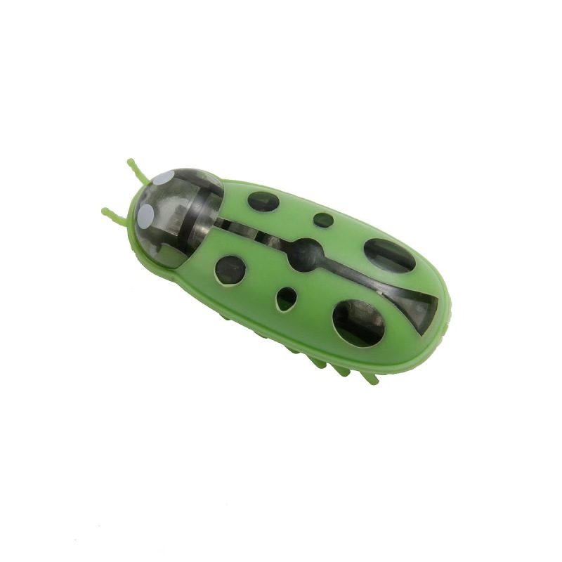 Funny Electric Bugs Catnip Toy Automatic Tunnel Mini Robot Bug Vibration Insect Toys For Cats Battery Operated Cockroach Ladybug