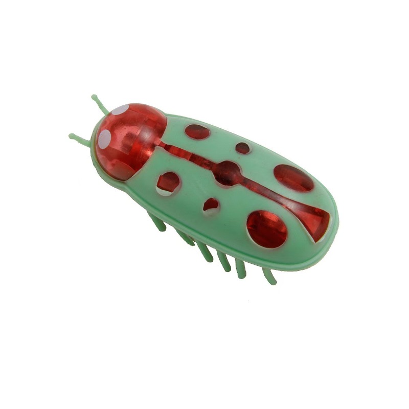 Funny Electric Bugs Catnip Toy Automatic Tunnel Mini Robot Bug Vibration Insect Toys For Cats Battery Operated Cockroach Ladybug