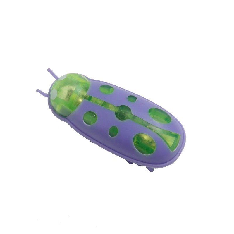 Funny Electric Bugs Catnip Toy Automatic Tunnel Mini Robot Bug Vibration Insect Toys For Cats Battery Operated Cockroach Ladybug
