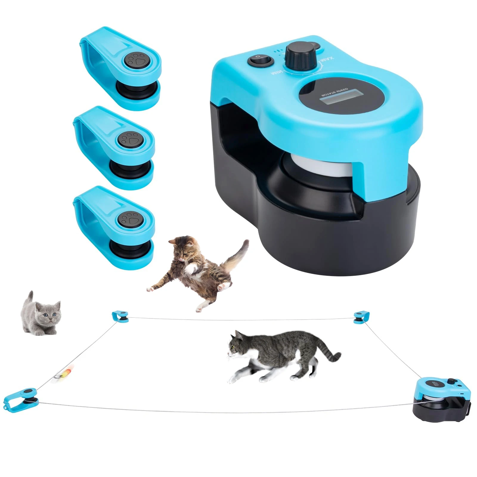 Panda-souce.com | Cat Toys for Indoor Cats Interactive Cat Toy Wheel ...