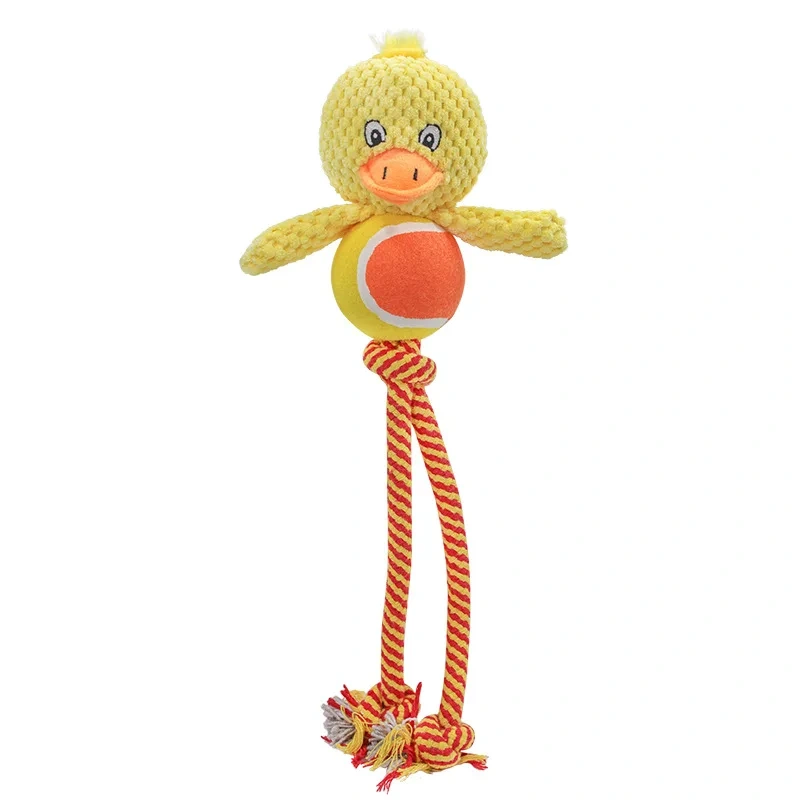 Plush Pig Frog Pet Squeaky Toys for Small Dogs Puppy Rope Ball Chew Toy Squeak Pets Accessories Supplies