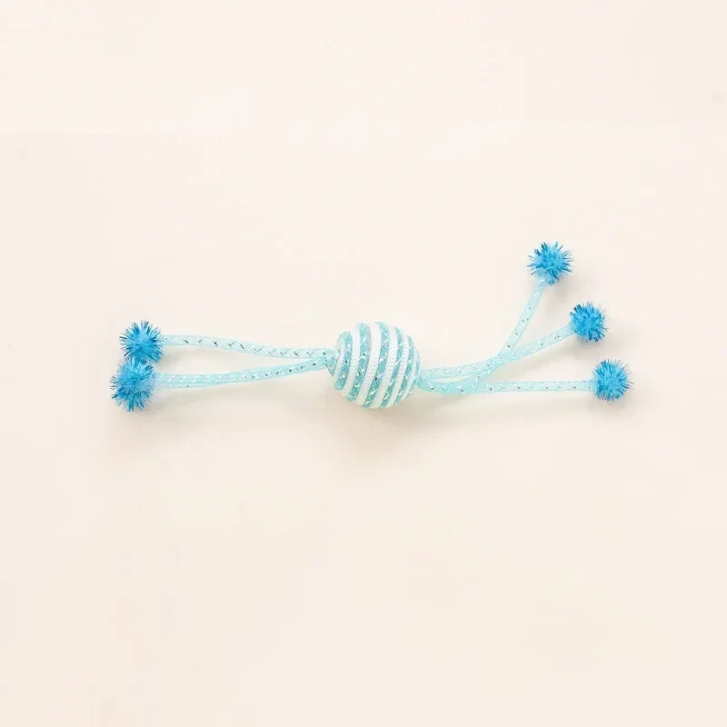 3pc Cat Toy Wool Ball Interactive Cat Toy Sticks Toys for Cats Paw Grinder Bite-resistant Cats Toys Kitten Scratcher Pet Product
