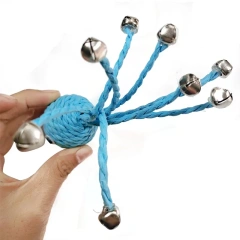 Octopus Cat Chew Toy Paper Rope Cat Supplies for Kitten Woven Ball Pet Products for Kitty Bells Cat Interactive Toy pet toys