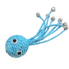 Octopus Cat Chew Toy Paper Rope Cat Supplies for Kitten Woven Ball Pet Products for Kitty Bells Cat Interactive Toy pet toys