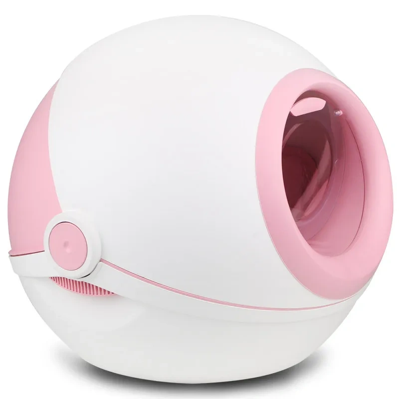 Fully Enclosed Cat Litter Basin Flip Over Type Oversized Odor Proof Cat Toilet for Kittens Anti Sand Cat Feces Basin Cat Supplie
