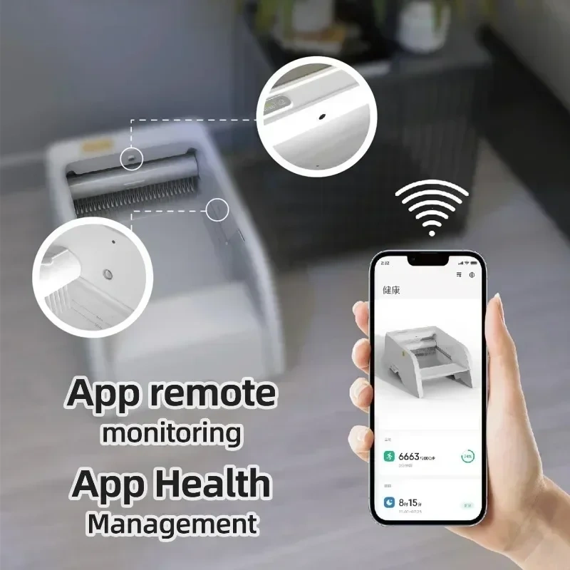 Fully Automatic Intelligent Cat Litter Box Self-cleaning Cat Bedpans Multi Mode Semi Closed Pet Products Controlled By App