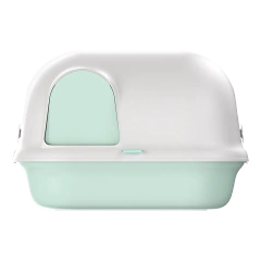 Cat Litter Box,Portable Cat Litter Box with Lid,  Enclosed Litter Box Anti-Splashing and Easy Installation