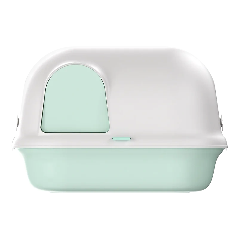 Cat Litter Box,Portable Cat Litter Box with Lid,  Enclosed Litter Box Anti-Splashing and Easy Installation