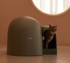 Cat Litter Box Fully Enclosed Cat Litter Tray Anti-odor Cats Toilet Extra Large Cats Sandbox Corridor Style Pet Toilet Supplies