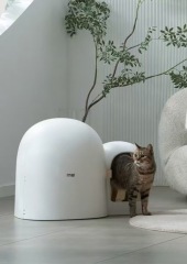 Cat Litter Box Fully Enclosed Cat Litter Tray Anti-odor Cats Toilet Extra Large Cats Sandbox Corridor Style Pet Toilet Supplies
