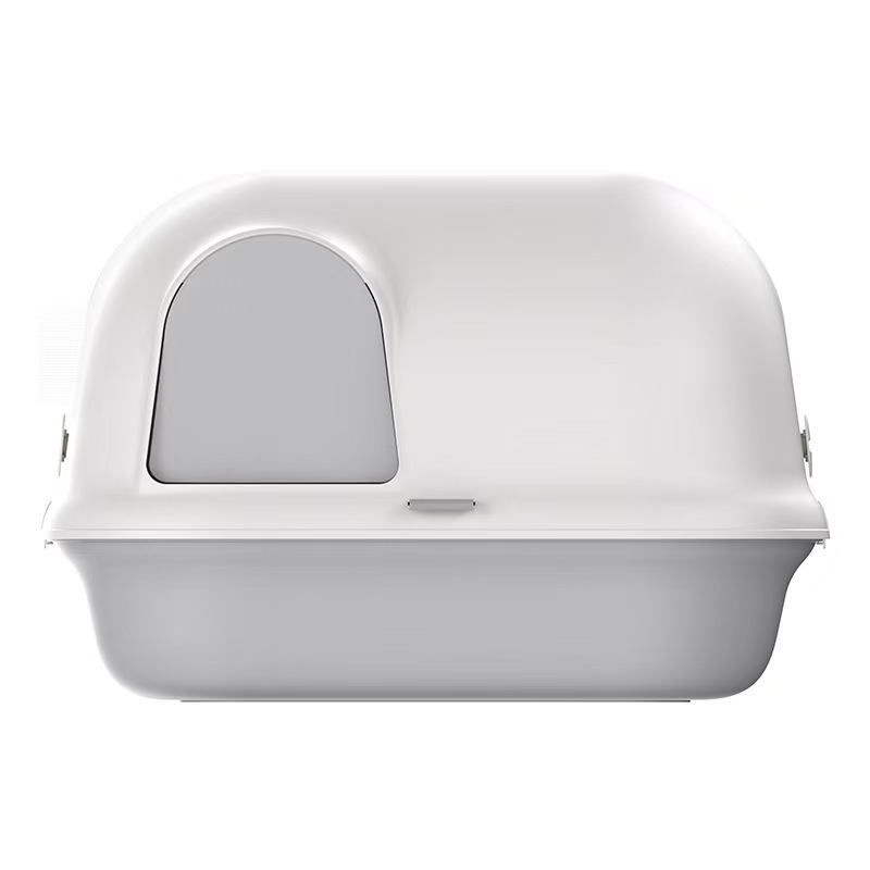 Cat Litter Box,Portable Cat Litter Box with Lid,  Enclosed Litter Box Anti-Splashing and Easy Installation