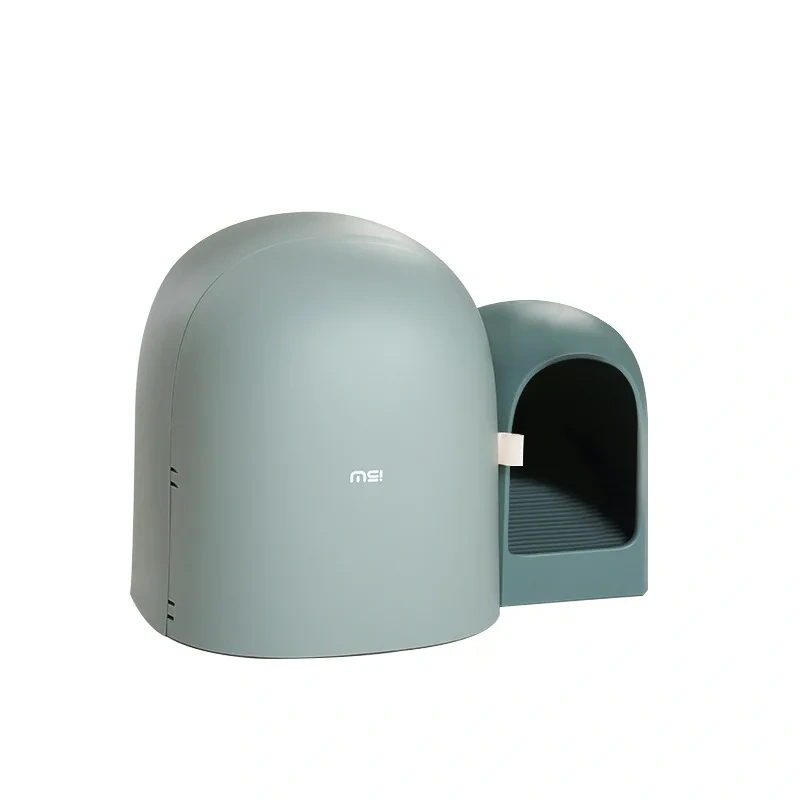 Cat Litter Box Fully Enclosed Cat Litter Tray Anti-odor Cats Toilet Extra Large Cats Sandbox Corridor Style Pet Toilet Supplies