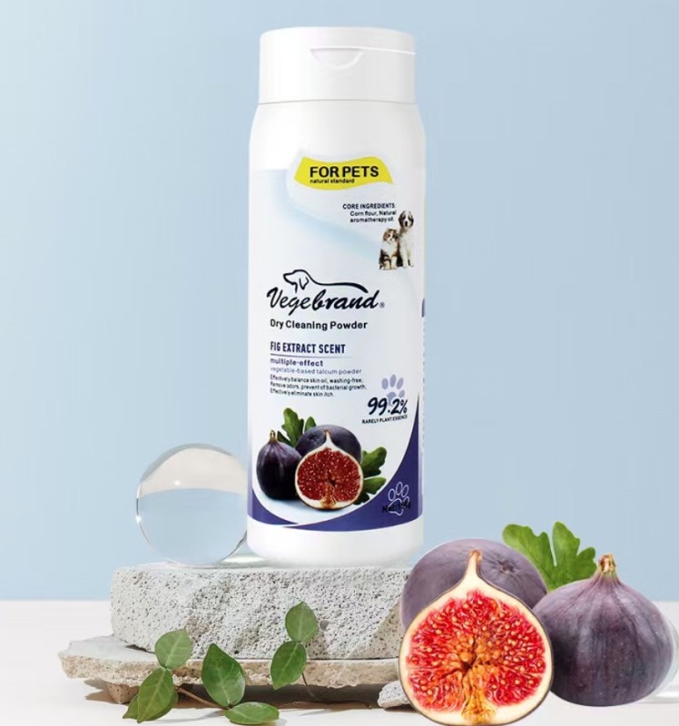 Pet Fruit Shampoo Set Custom Label Dog Shampoo Dry Powder Gift Box Four Bottles Of Pet Shampoo Cleansing Powder