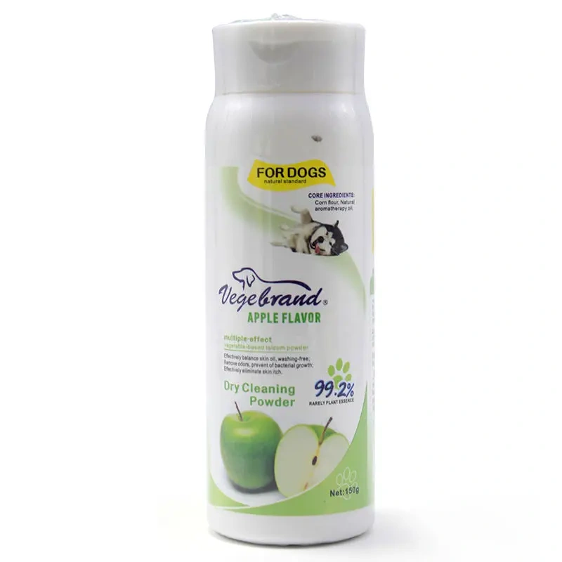 Pet Fruit Shampoo Set Custom Label Dog Shampoo Dry Powder Gift Box Four Bottles Of Pet Shampoo Cleansing Powder