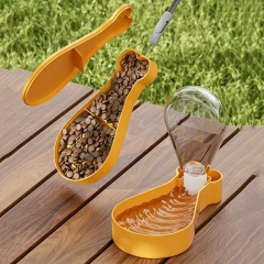 Pet Outdoor Walking Mug Chicken Leg Shaped Portable Travel Water Bottle Puppy Cats Dogs Drinking Water Food Dispenser Supplies