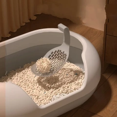 New Capsule Design Cheap Pet Cats Toilets Wholesale Plastic Cat  Box