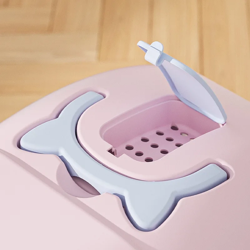 Wholesale Plastic Pet Cat Litter Box Big Space Easy Cleaning Cat Toilet Box