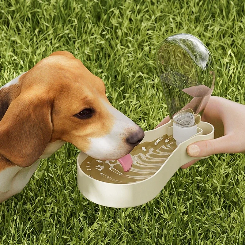 Pet Outdoor Walking Mug Chicken Leg Shaped Portable Travel Water Bottle Puppy Cats Dogs Drinking Water Food Dispenser Supplies
