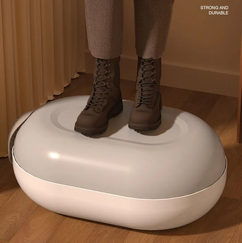 New Capsule Design Cheap Pet Cats Toilets Wholesale Plastic Cat  Box