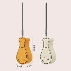 Pet Outdoor Walking Mug Chicken Leg Shaped Portable Travel Water Bottle Puppy Cats Dogs Drinking Water Food Dispenser Supplies