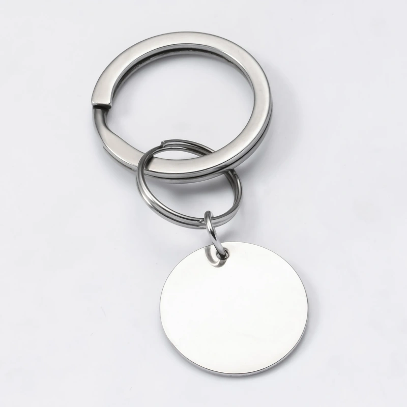 Stainless Steel Custom Pet Portrait Keychain Personalized Multiple Dog Cat Photo Engraved Memorial Christmas Gifts