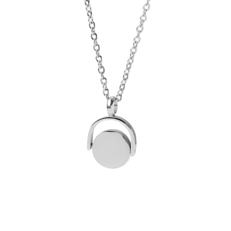 Steel Fun New Custom Laser Engraved Pet Photo Pendant Necklace For Women&Men Stainless Steel Jewelry Accessories Souvenir Gift