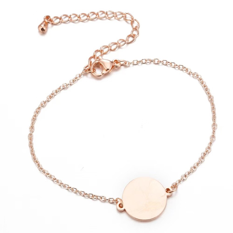 New women's round bracelet simple and versatile niche bracelet
