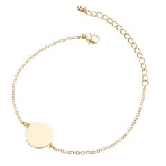 New women's round bracelet simple and versatile niche bracelet
