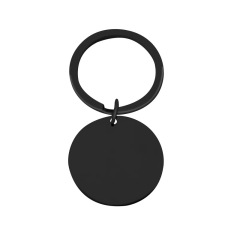 Blank Round Dog Tags Anti-Lost Cat ID Customized Tell Pet Collar Nameplate Valentine Day Gifts Key Chain Rings  Charm DIY